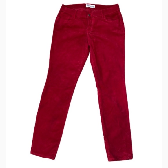 2/$20 Old Navy Red Corduroy and LC Lauren Conrad Blue Corduroy Pants size large - Picture 6 of 16